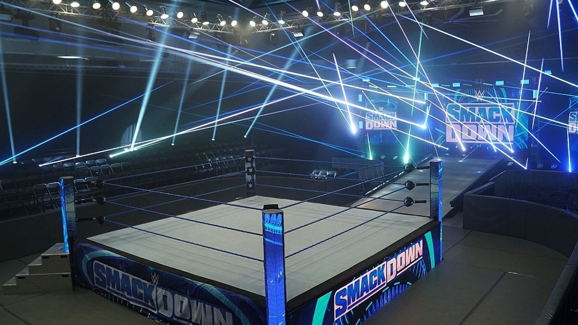 WWE SmackDown arena. Image Credits: Twitter - @froggneal