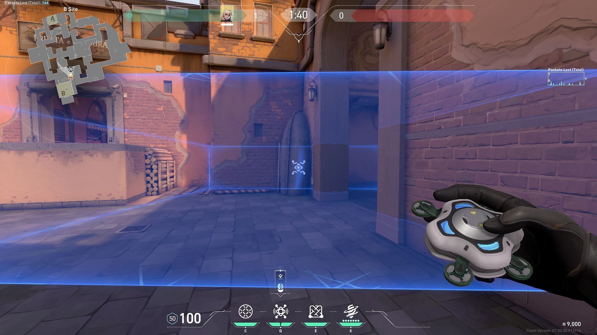 Sonic Sensor position in B-Site entrance(Image via Riot Games)