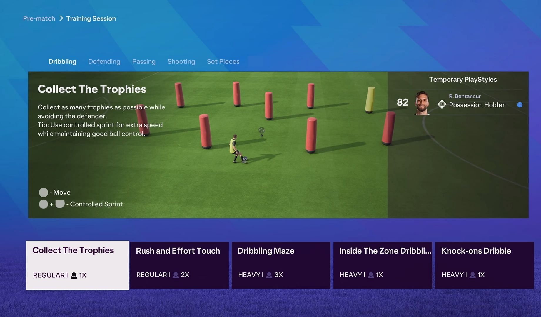 Match-ready training in EA FC 24 (Image via EA Sports)