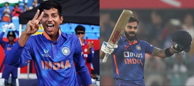 "Virat bhaiya looks different on TV and he is different with me" - Yash Dhull on his bond with Virat Kohli