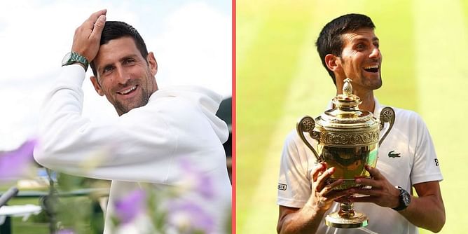 "I did have a special part of my closet where I kept white-only clothes" - Novak Djokovic opens up about visualizing Wimbledon success as a child