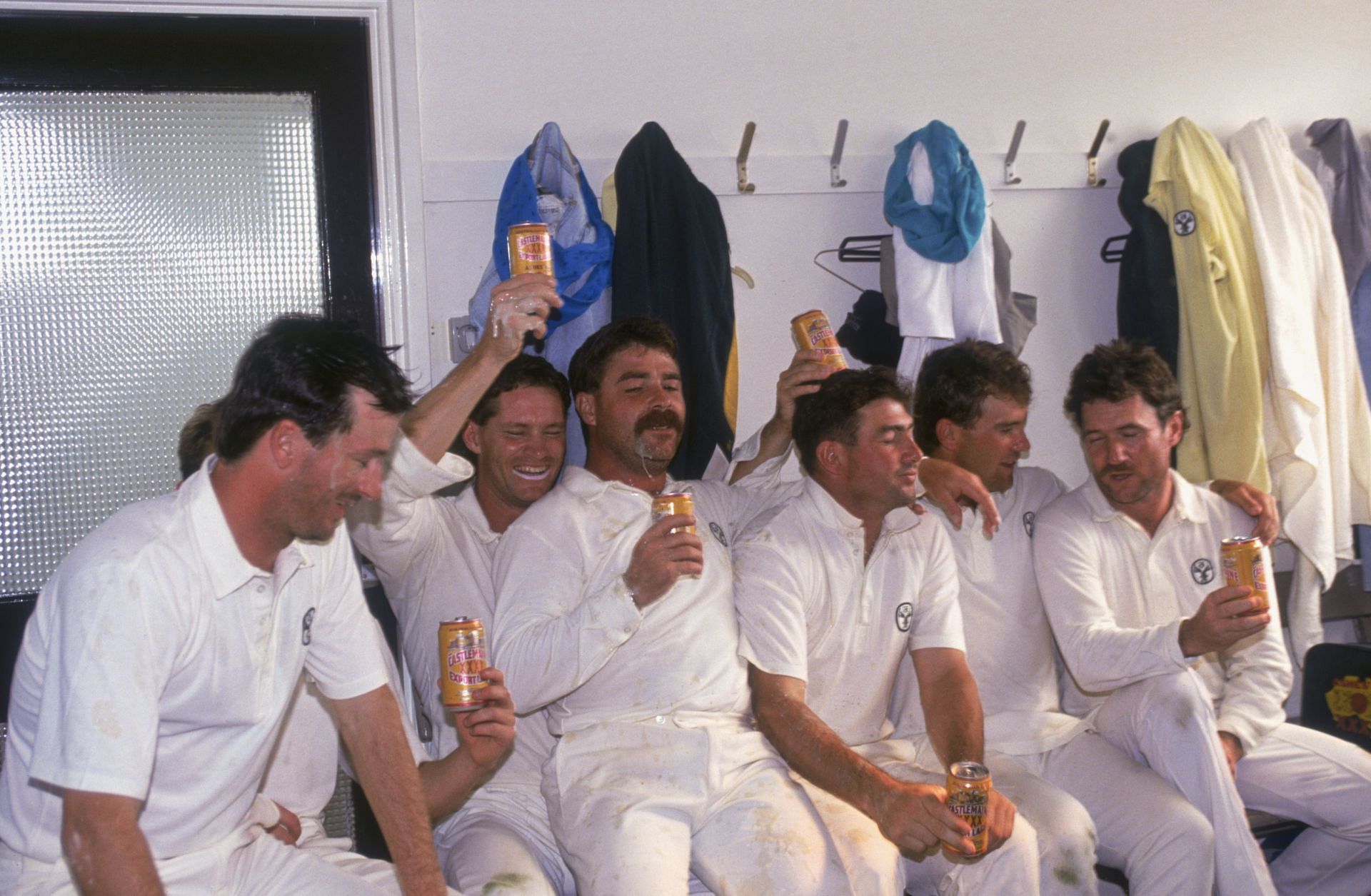 Australia celebrate after winning the 1989 Headingley Test. (Pic: Getty Images)