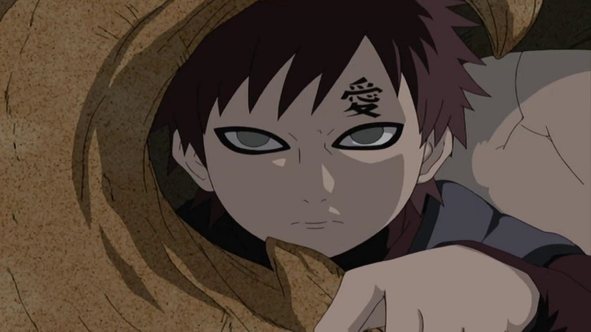 Gaara as seen in the Kazekage Rescue Arc (Image via Studio Pierrot, Naruto)