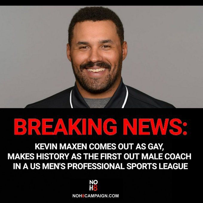 Kevin Maxen becomes first NFL coach to come out as gay in historic