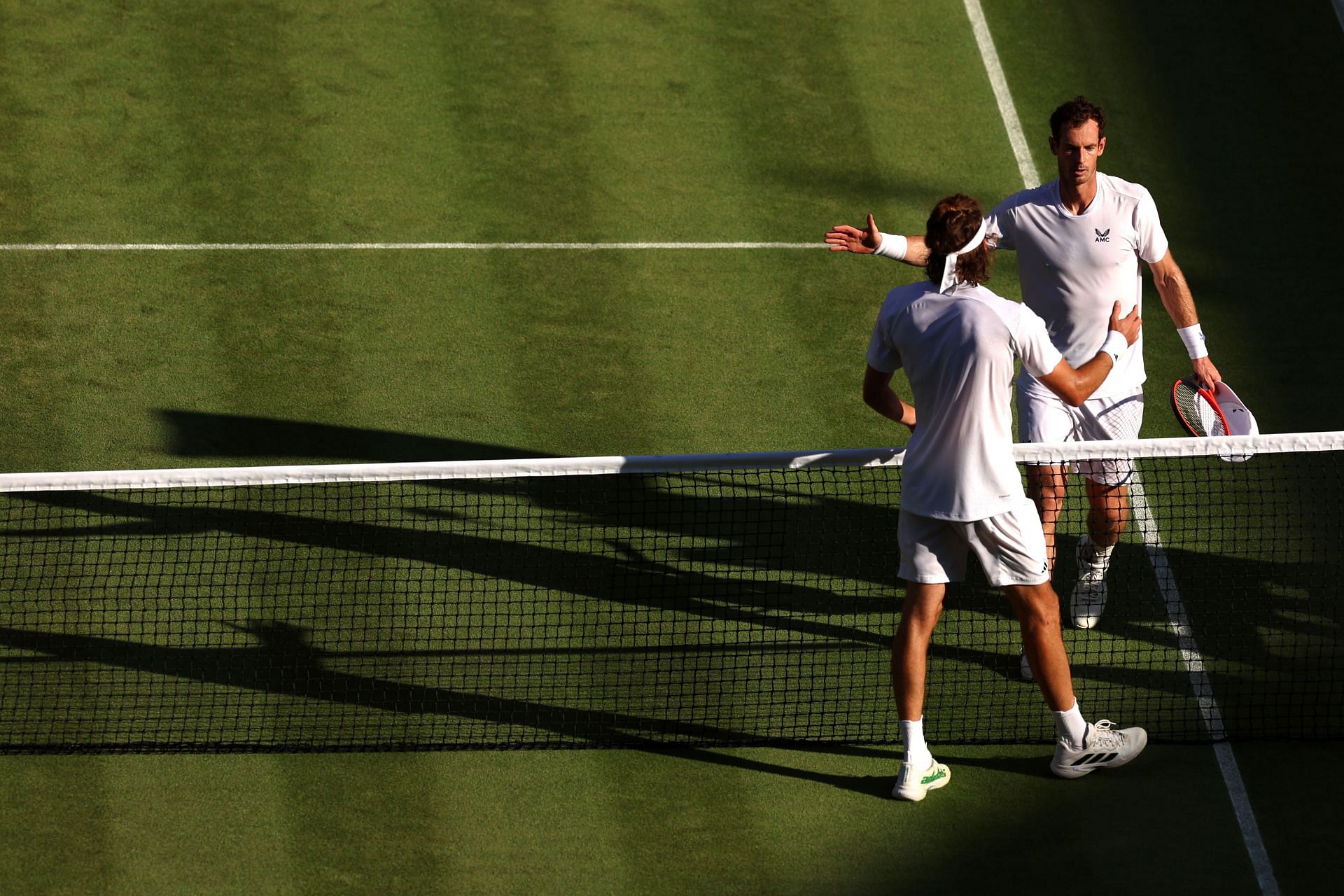 Stefanos Tsitsipas defeated Andy Murray at Wimbledon 2023