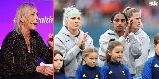 Martina Navratilova comes to the defense of the US women's soccer team amid national anthem controversy