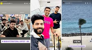 [Pictures] “Touchdown Barbados” - Team India reach West Indies ahead of red-ball and limited-overs series