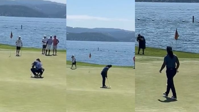 Larry Fitzgerald Takes the 5-Shot Golf Challenge for Charity