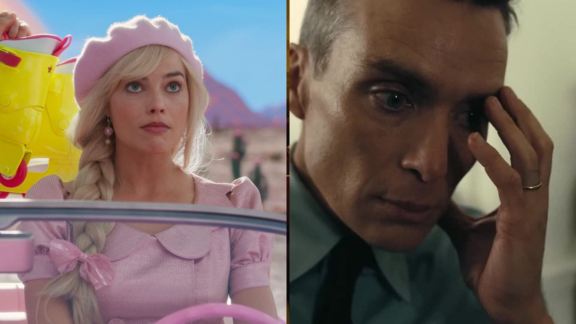 Oppenheimer and Barbie soon to come out in theaters (Images via IMDb)