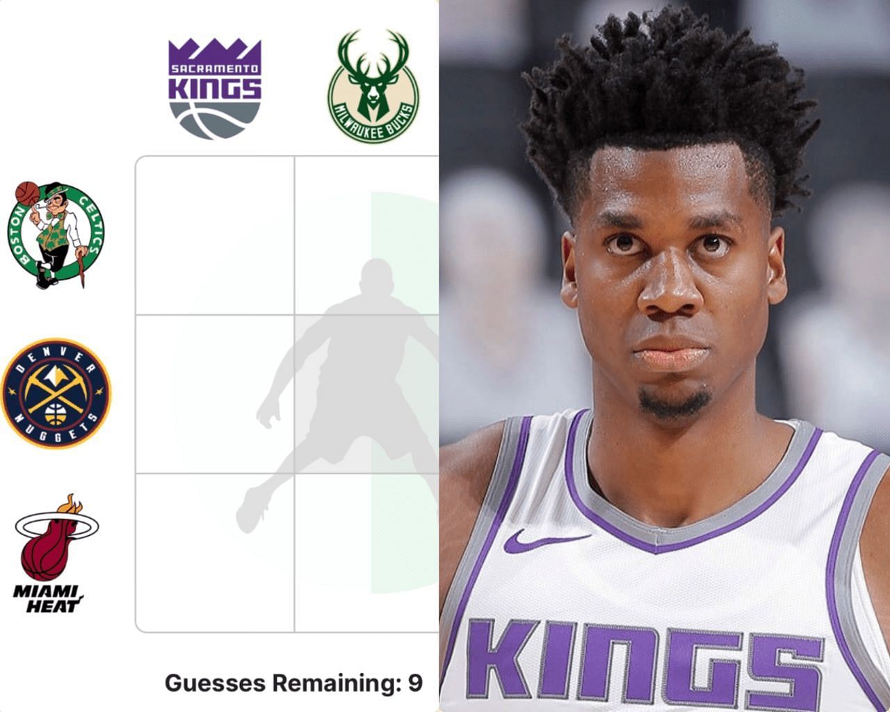 NBA Crossover Grid (July 17) and Hassan Whiteside during his time with the Sacramento Kings