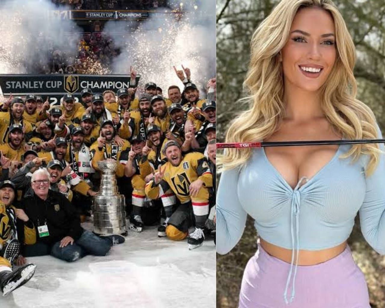 Paige Spiranac clearly has a thing for NHL players over other golf stars  