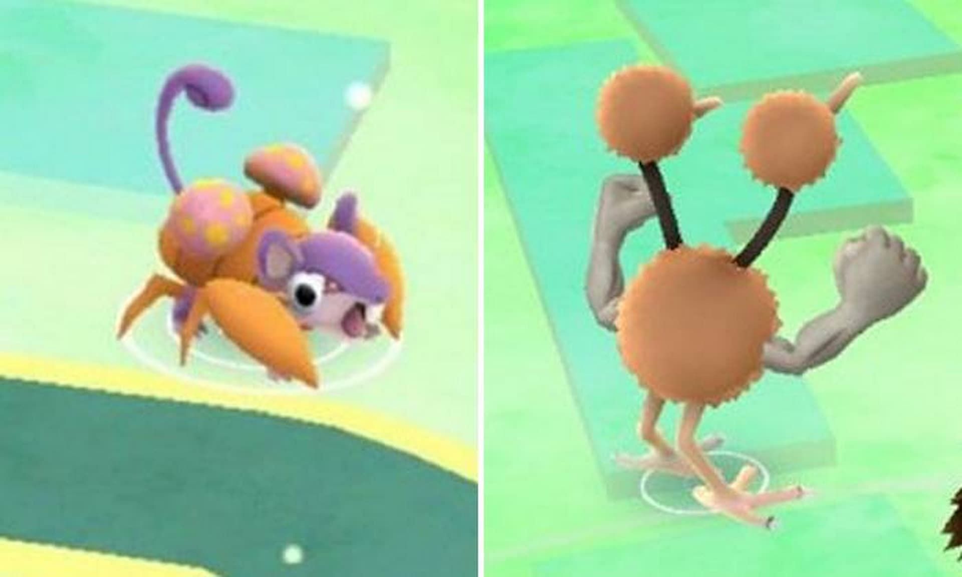 Model merging glitches (Image via The Pokemon Company)