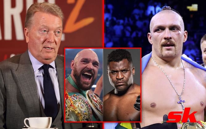 Frank Warren rips into Oleksandr Usyk for 'untrue claims' in the wake of Tyson Fury vs. Francis Ngannou fight news