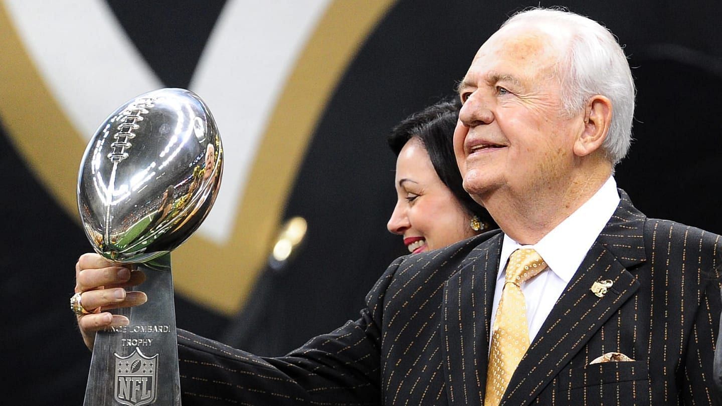 Tom Benson now has a stadium named after him, with a statue