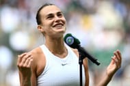 Aryna Sabalenka at the 2023 Wimbledon.