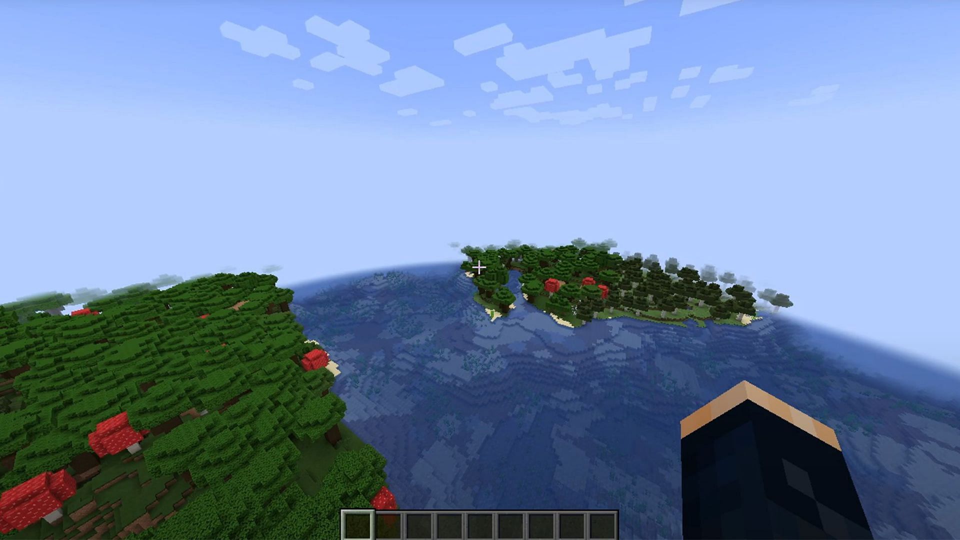 Visuals after using the chunk pre-generator tool (Image via Mojang Studios)