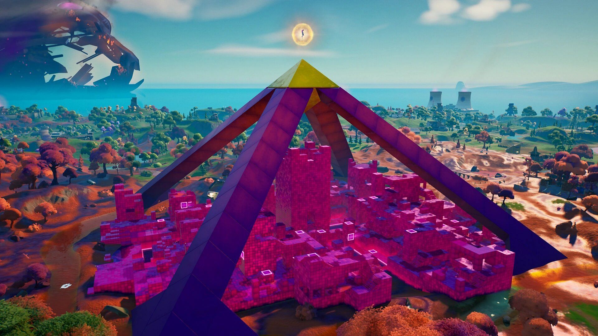 The pyramid from Chapter 2 (Image via Fortnite Wiki)