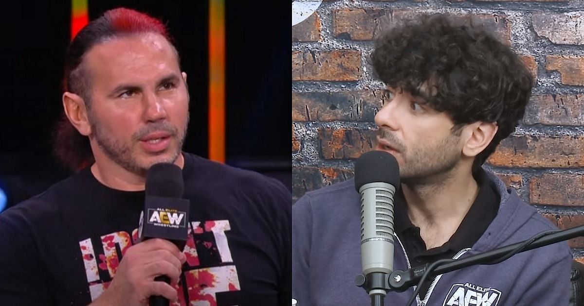 Matt Hardy (left) and Tony Khan (right)