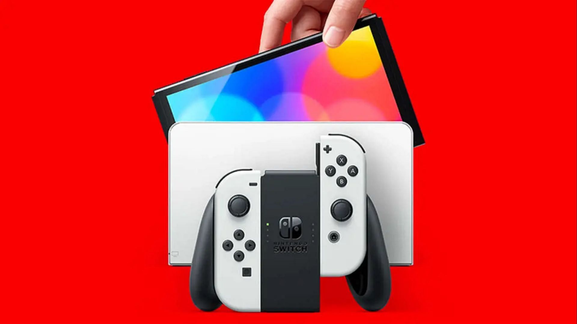 The Nintendo Switch OLED is the latest rendition of the current hybrid console (Image via Nintendo)