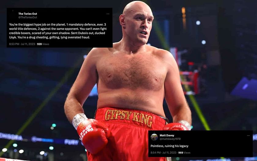 Fury vs. Ngannou: Ruining his legacy - Boxing fans slam Tyson
