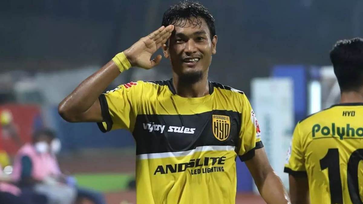 Halicharan Narzary has left Hyderabad FC for Bengaluru FC. (Credits: The Sports News)