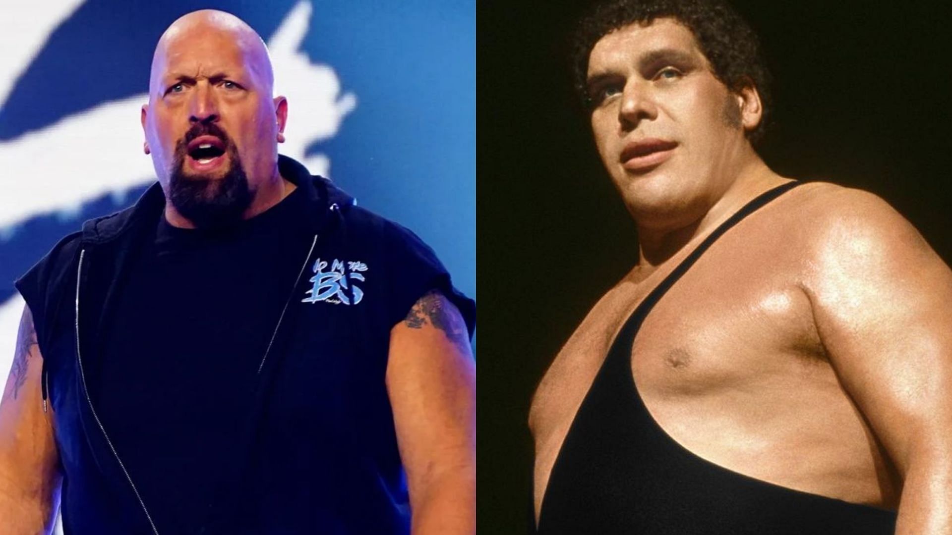 Paul Wight (left) and Andre The Giant (right).