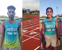 Bal Kishan and Priti Lamba win gold medals in the 3000m steeplechase at Sri Lanka Athletics Nationals 2023