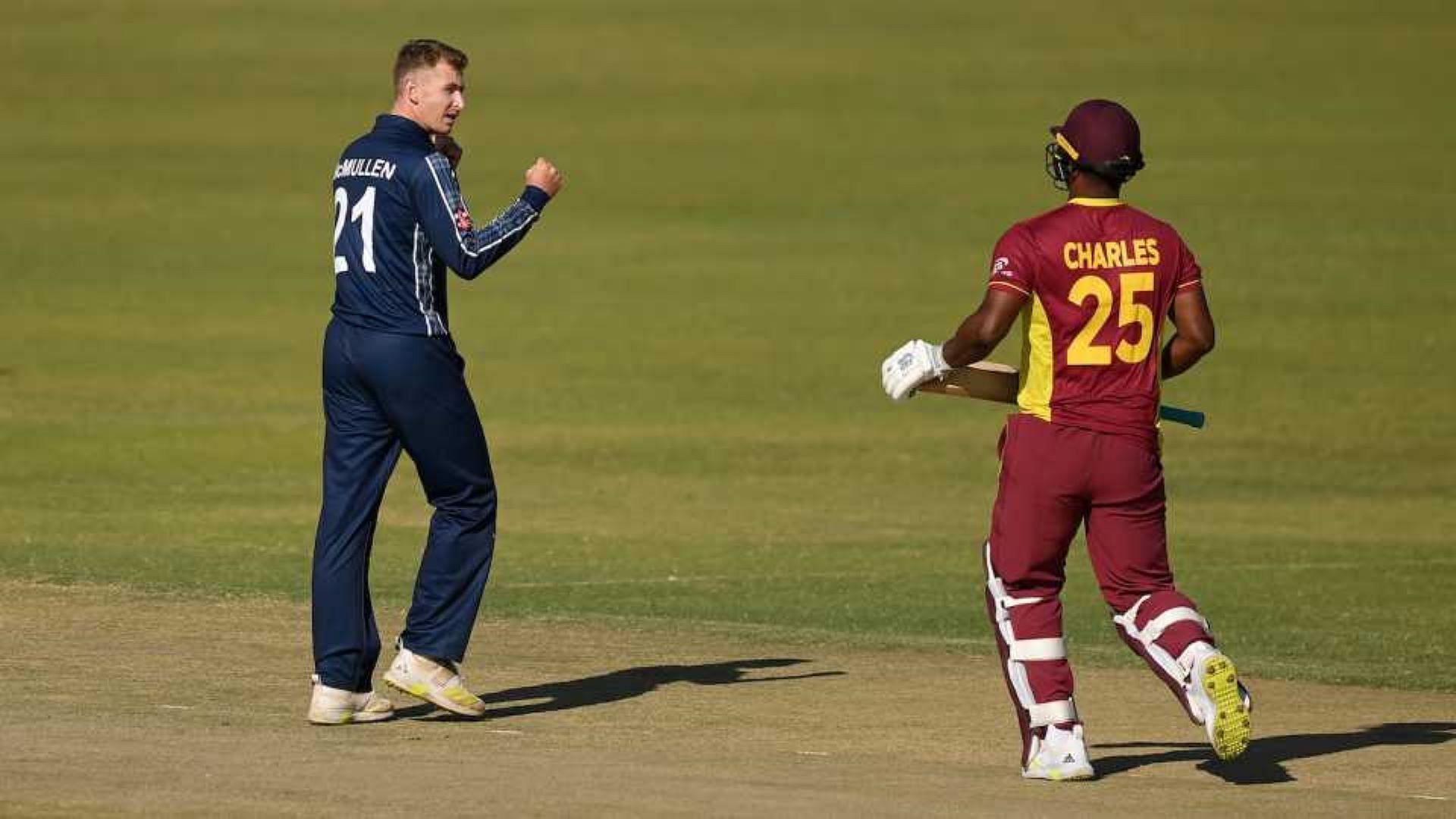 McMullen&#039;s opening burst dismantled the West Indian top-order