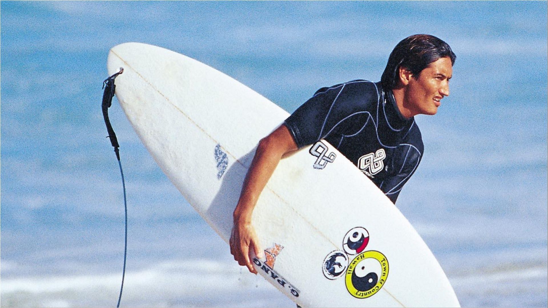 Mikala Jones recently died at the age of 44 (Image via T&amp;C Surf Designs/Facebook)