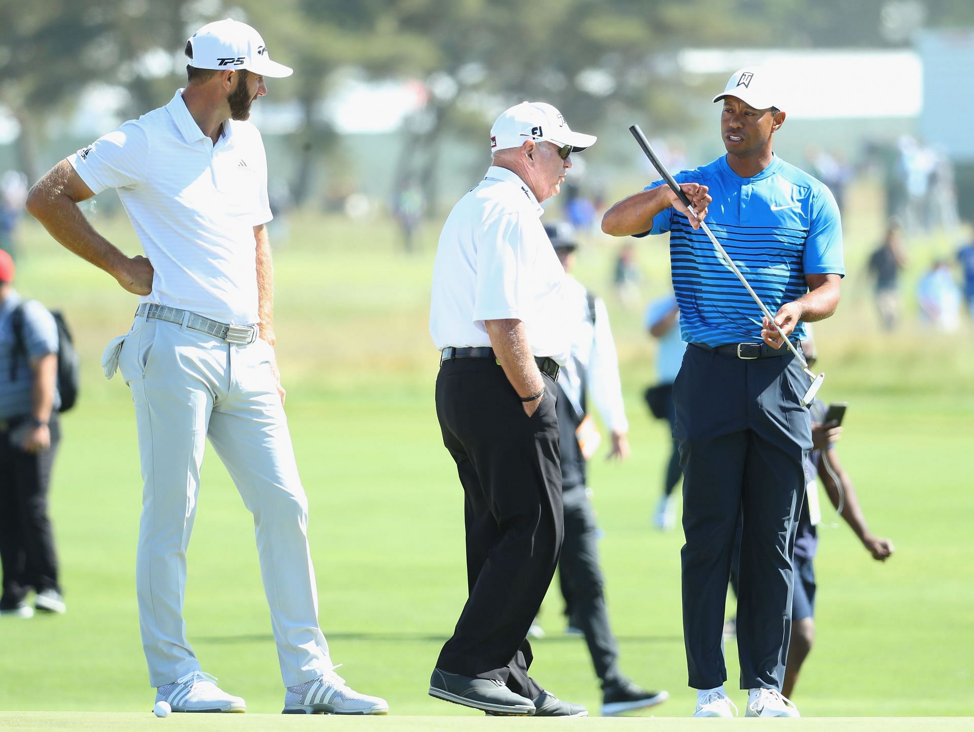 Butch Harmon and Tiger Woods. 2018 U.S. Open (Image via Getty).