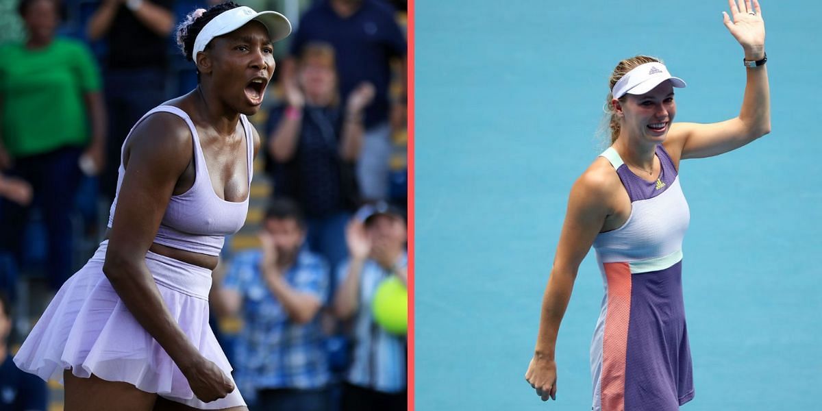 Venus Williams and Caroline Wozniacki