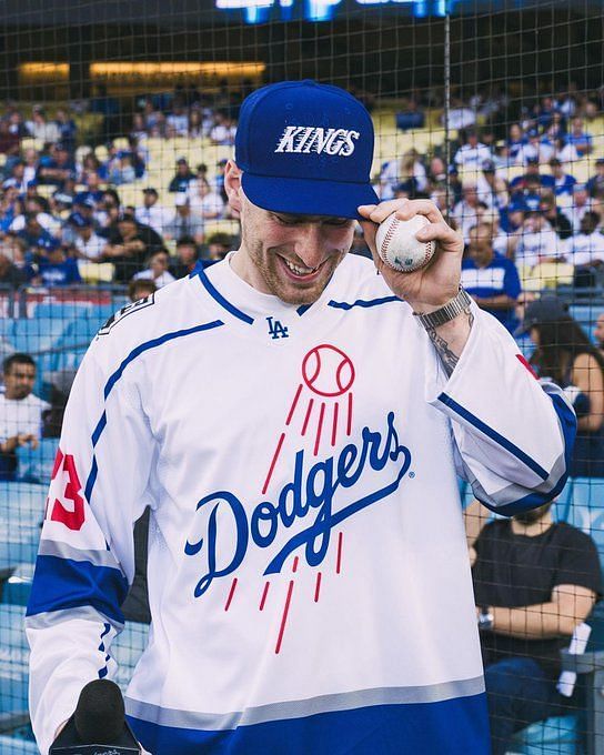 In Photos: Kings' Pierre-Luc Dubois spotted at MLB game repping