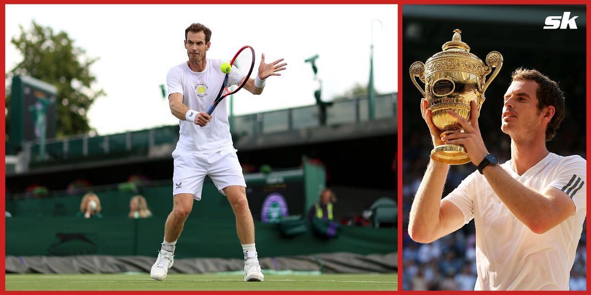 Andy Murray has lifted the Wimbledon trophy twice.