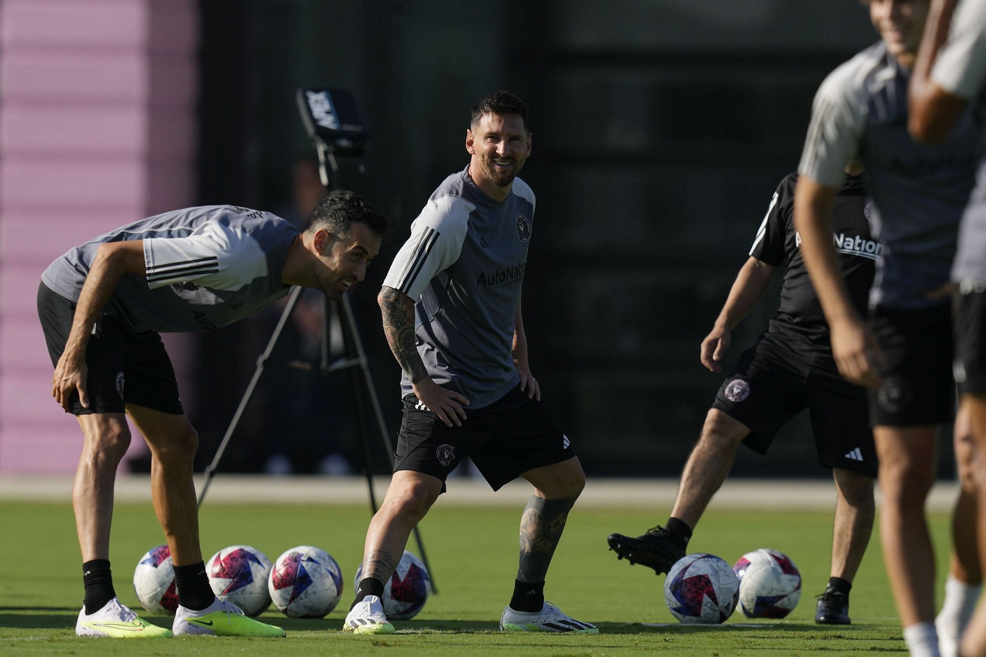MLS Miami Messi Training Messi