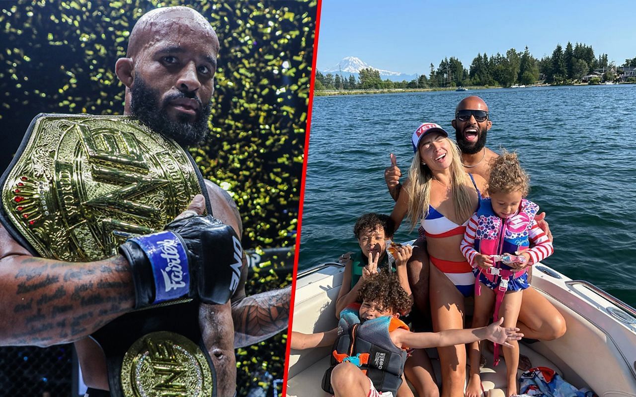 Demetrious Johnson and his family.