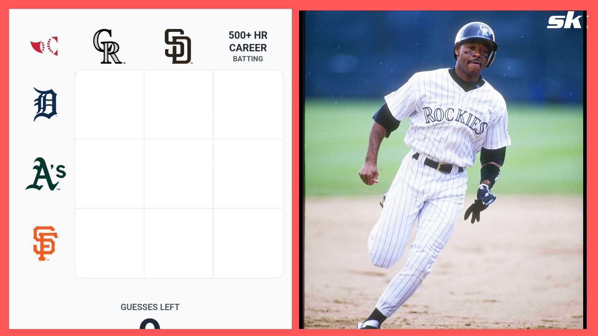 MLB player Ellis Burks who played for both Rockies and Giants