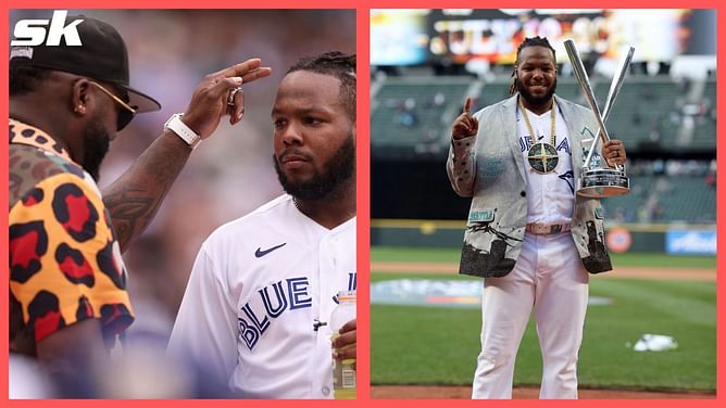 Boston Red Sox legend David Ortiz praises $14,500,000 slugger Vladimir Guerrero Jr. during Home Run Derby: "You were born to hit"