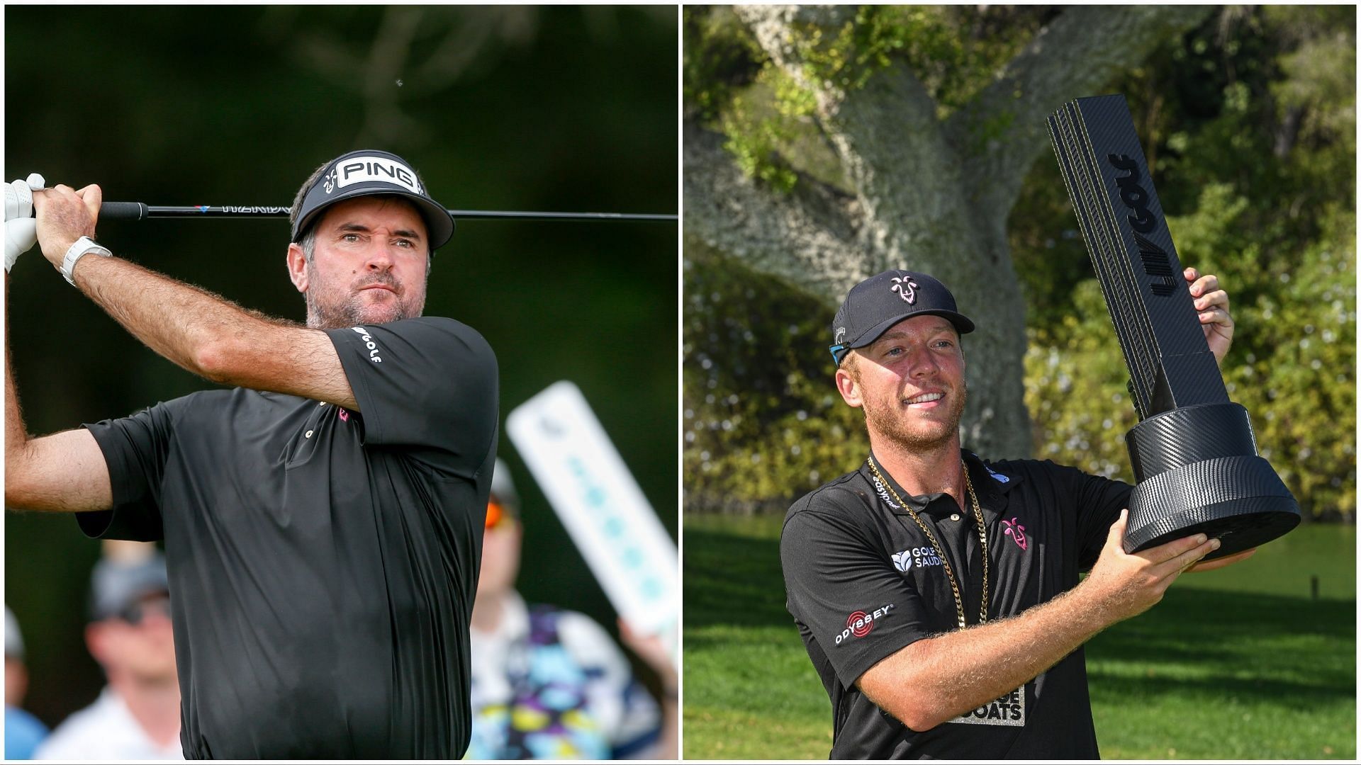 Bubba Watson and Talor Gooch (via Getty Images)