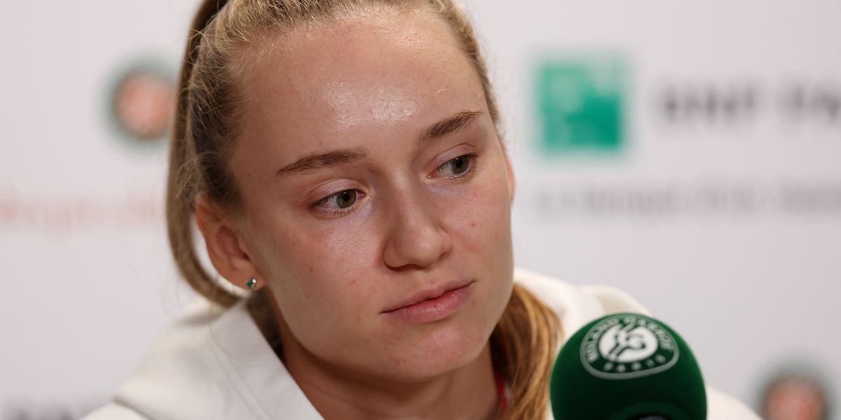 Elena Rybakina has stated that not displaying many emotions on the court is a part of her personality.