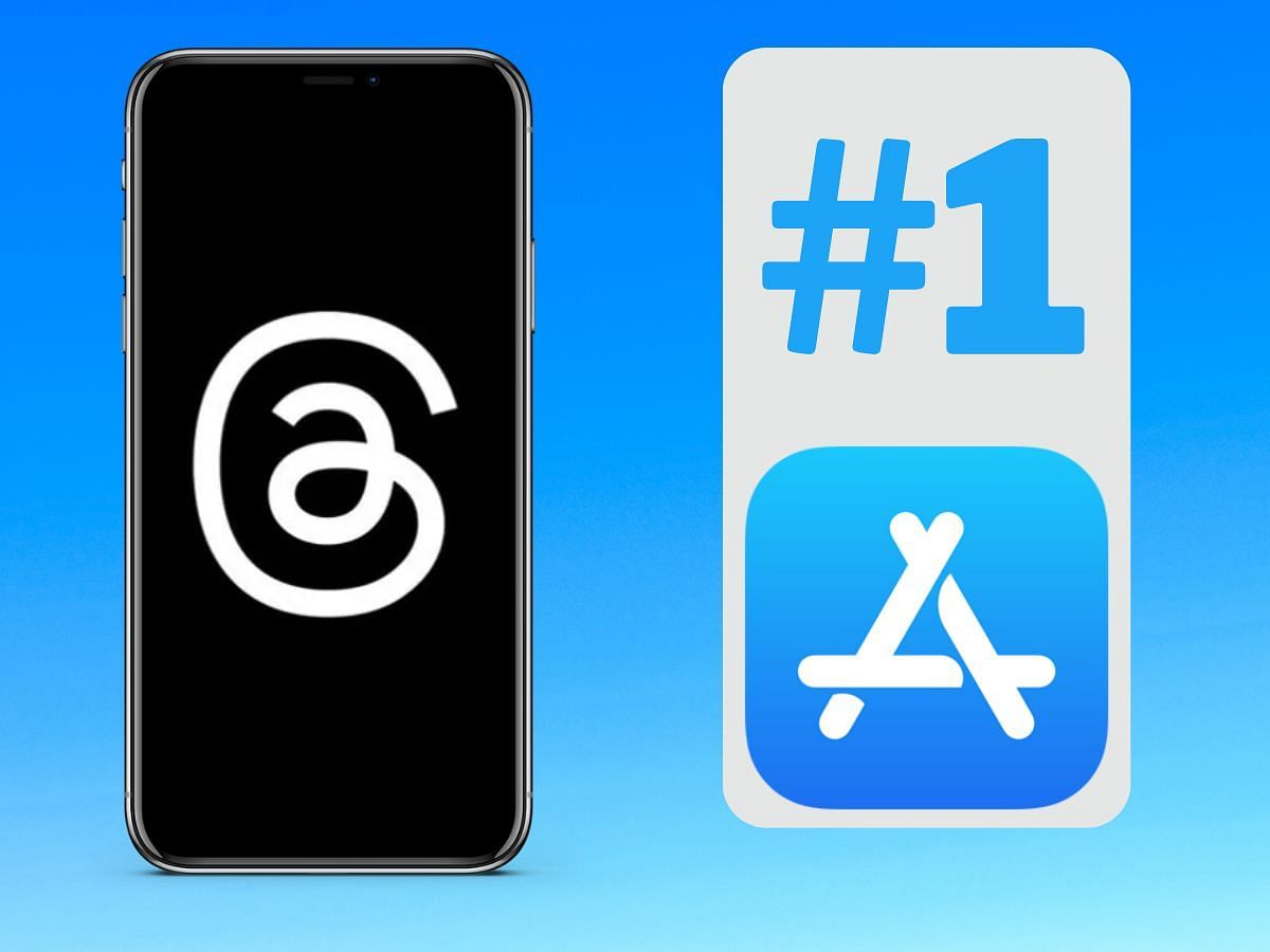 Threads becomes #1 Social media app on App Store top charts, beating Twitter, Facebook, Instagram, and WhatsApp (image via Threads)