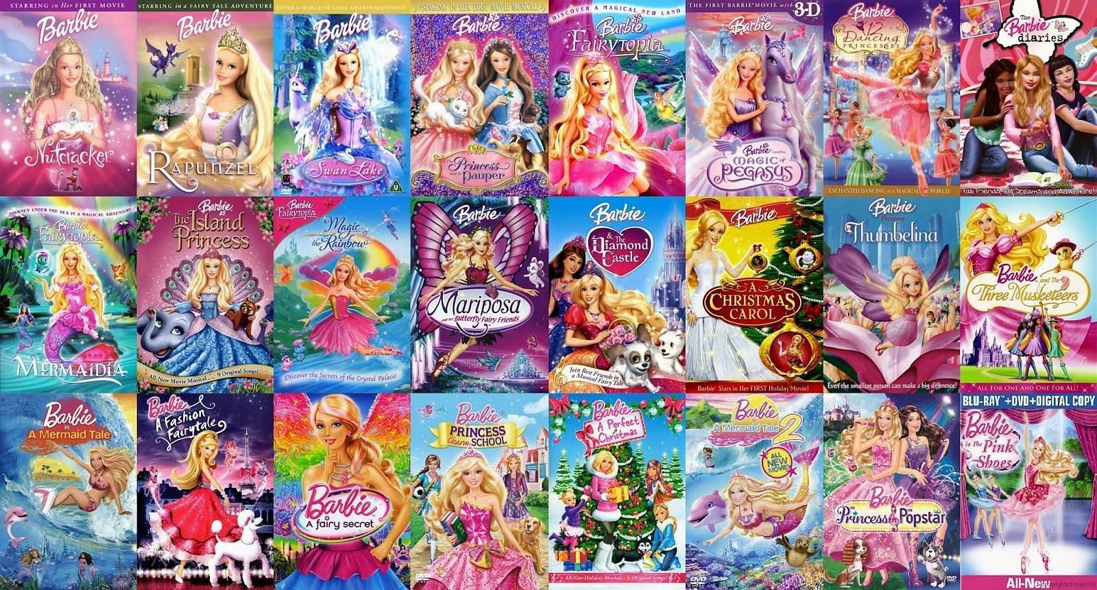 katastrofale Motherland pin All Barbie Movies in order