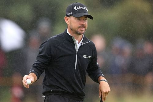 Brian Harman after putting the 8th green at The 151st Open (Image via Getty)