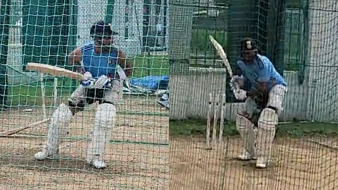 [WATCH] Virat Kohli and Rohit Sharma hit it out at nets in India's last session in Barbados