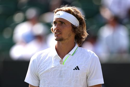 Alexander Zverev at the 2023 Wimbledon.