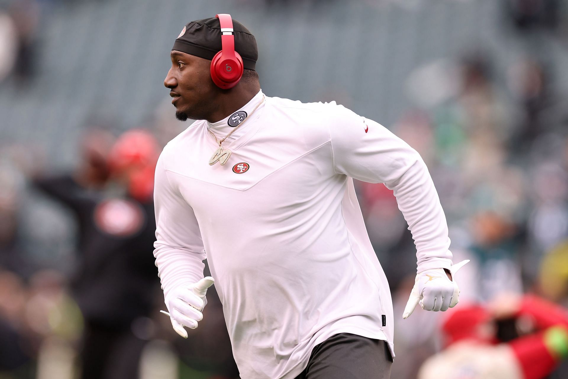 Deebo Samuel during NFC Championship - San Francisco 49ers v Philadelphia Eagles