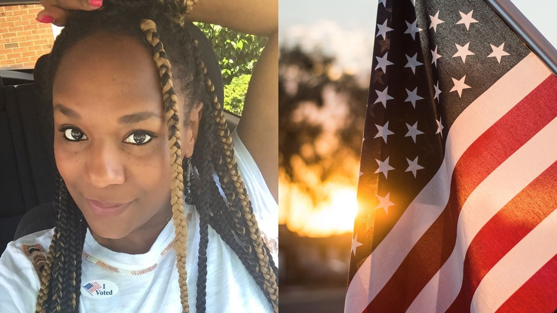 Bree Newsome Bass came under fire for stating that American Flag Wavers were racist (Image via 