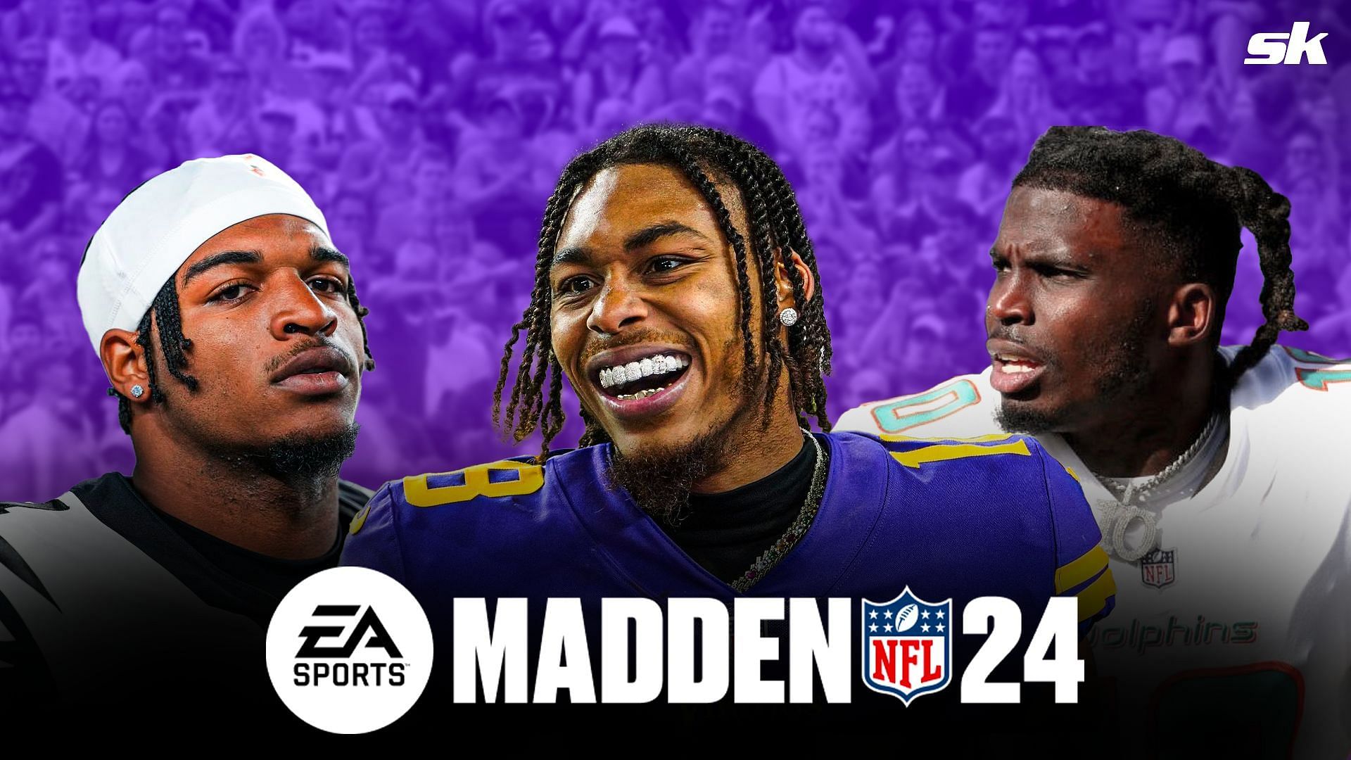 Top 10 receivers in Madden 24 feat. Tyreek Hill, Justin Jefferson, and others