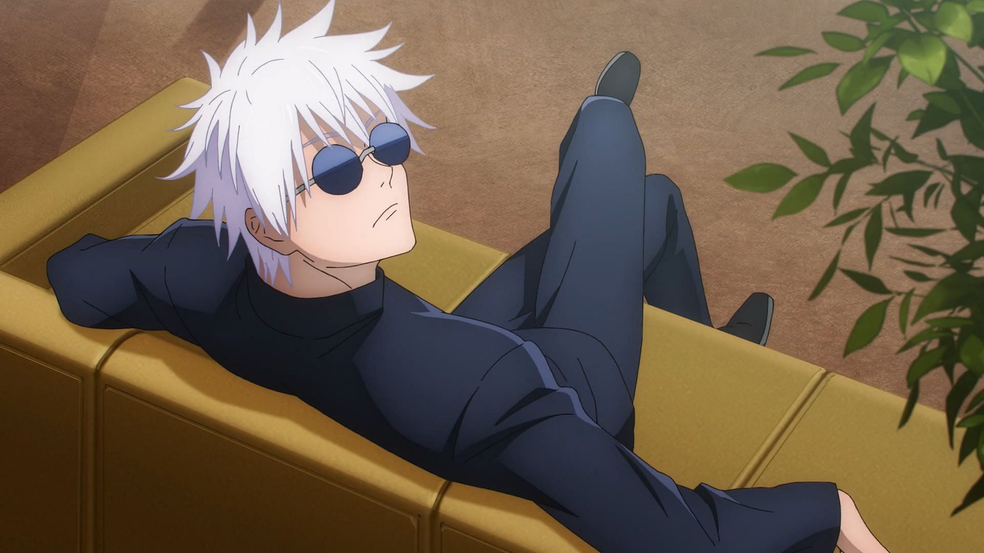 Satoru Gojo as seen in Jujutsu Kaisen season 2 episode 2 (Image via Mappa)