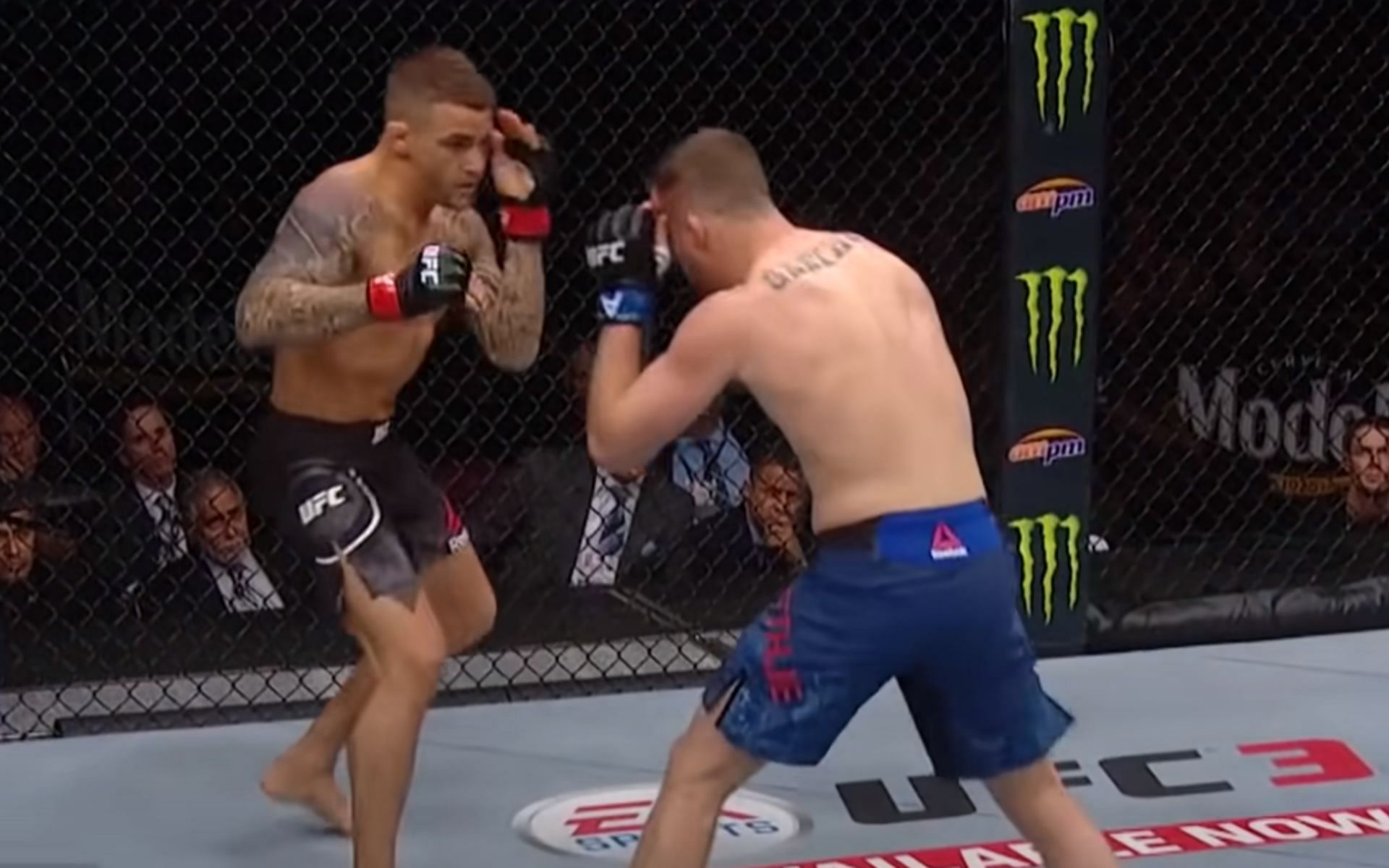 Dustin Poirier (Left) and Justin Gaethje (Right) [*Image courtesy: UFC YouTube channel]