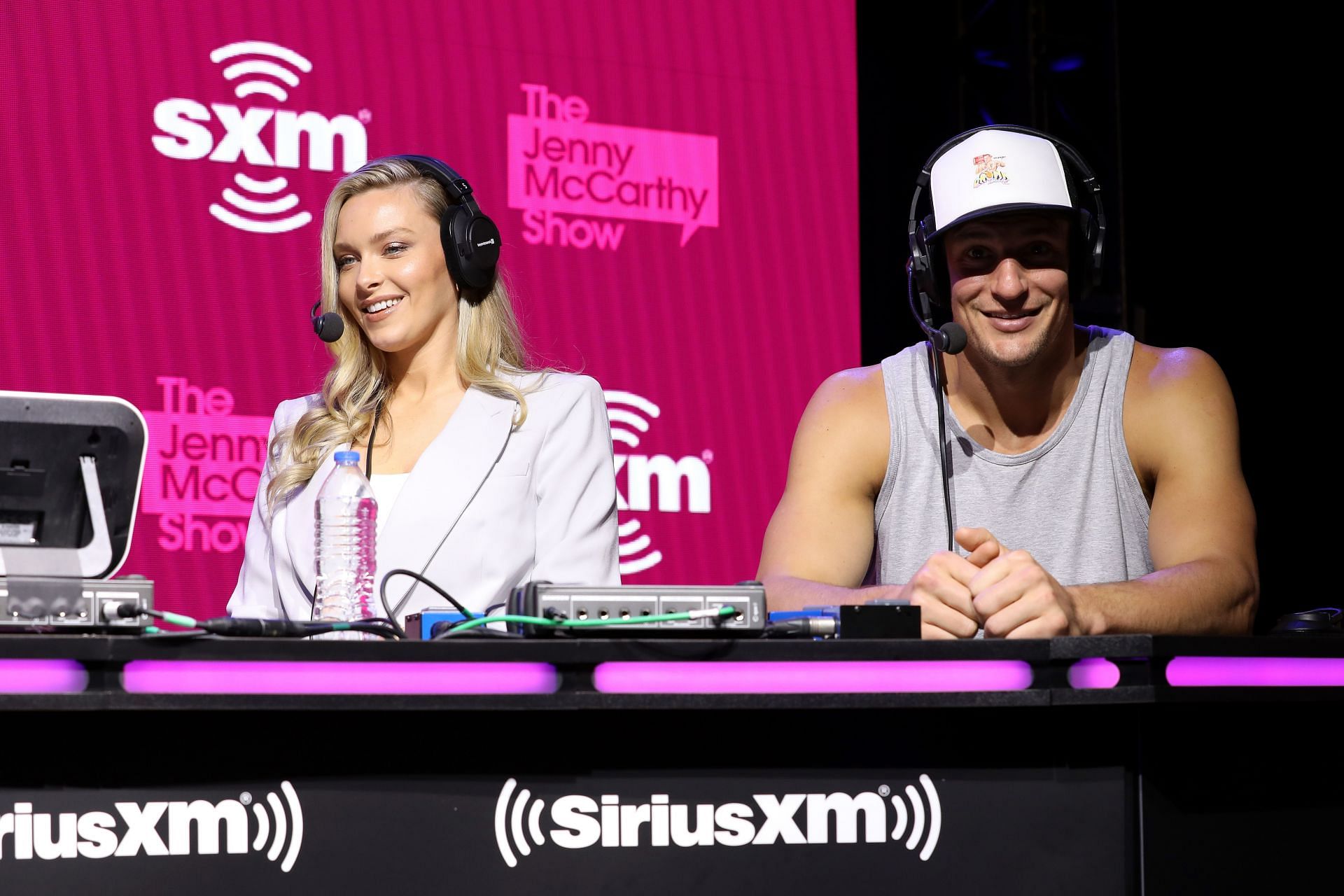 Kostek and Gronkowski - SiriusXM At Super Bowl LIV - Day 3